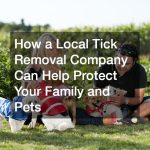 How a Local Tick Removal Company Can Help Protect Your Family and Pets
